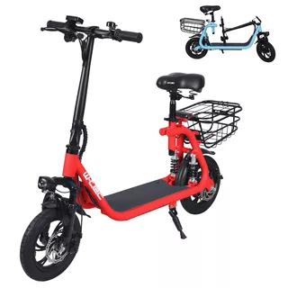 Elektrická koloběžka W-TEC Billar II 500W 12" - 2.jakost - červená