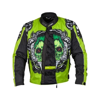 Moto Jacket W-TEC Daemon - Green with Graphics