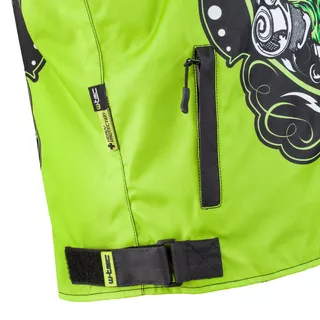 Moto Jacket W-TEC Daemon - Green with Graphics