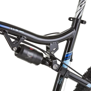 Full-suspension bike DHS Origin99 2649 26" - model 2015 - Black-Blue