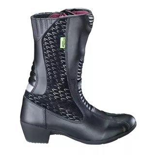 Damen Motorrad Lederstiefel W-TEC NF-6090