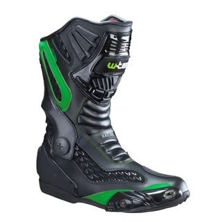 Leather Moto Boots W-TEC Brogun NF-6003 - Fluo - Green