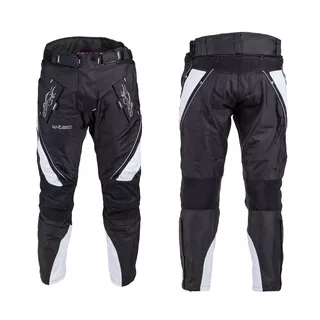 Women’s Moto Pants W-TEC Kaajla - Black-White