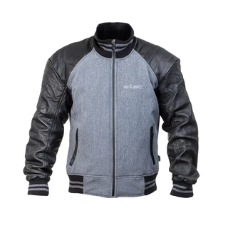 Men's Moto Jacket W-TEC Janchee - XXL - Black-Grey