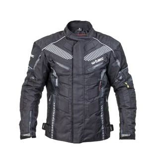 Men's Moto Jacket W-TEC Kamicer - Black-Grey