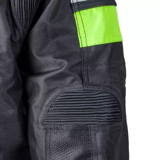 Men’s Moto Jacket W-TEC Meltsch - Neon Green-Black