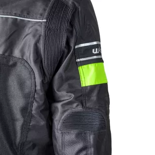 Men’s Moto Jacket W-TEC Meltsch - Neon Green-Black