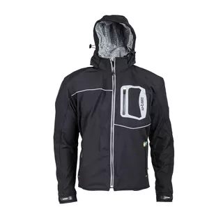 Softshell motoros kabát W-TEC Borozef - fekete-zöld