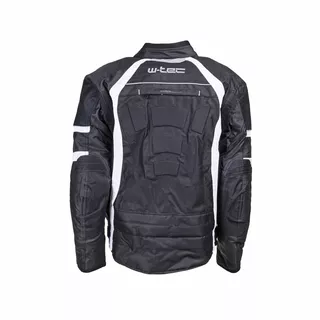 Męska kurtka motocyklowa wodoodporna W-TEC Domorado NF-2116 - Czarno-biały