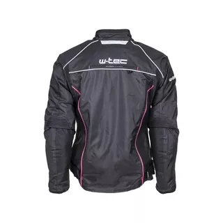 Women’s Moto Jacket W-TEC Calvaria NF-2406 - Black-White with Graphics