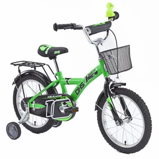 Detský bicykel DHS Kid Race 1601 16" - model 2012 - zelená