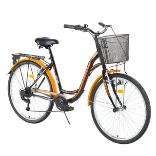 City Bicycle DHS Citadinne 2634 26" – 2016 Offer - Burgundy-White-Black - Black-White-Yellow