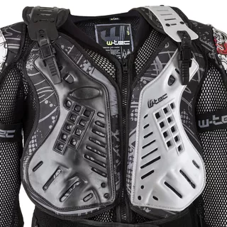 Body Protector W-TEC NF-3504 - Black-White-Grey