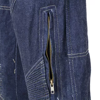 Spodnie motocyklowe damskie jeansowe W-TEC NF-2990 - Ciemny niebieski