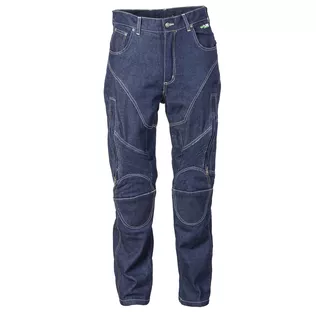 W-TEC NF-2931 Herren Kevlar Motorradjeans - dunkelblau