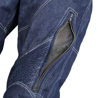 Pánské moto jeansy W-TEC NF-2931 - tmavě modrá