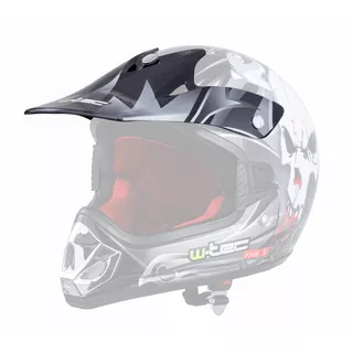 Ersatzvisier für Kinderhelm V310 - Black Skull