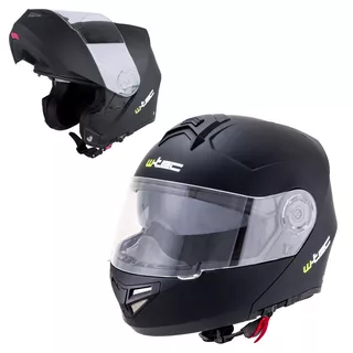 Kask motocyklowy szczękowy W-TEC Vexamo z blendą - Matt.czarny