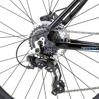 Mountain bike DHS Terrana 2725 27.5" - model 2015 - Black-Blue