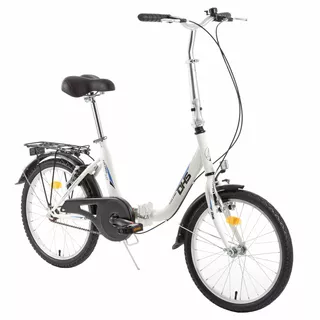 Skladací bicykel DHS Folding Bike 2022 - model 2013 - červená - biela