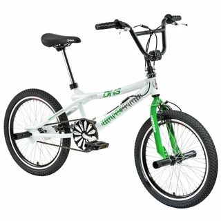 Freestyle bicykel DHS Jumper 2005-2012 - bielo-zelená