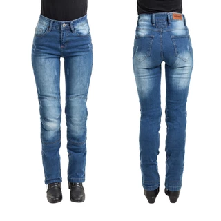 Damskie jeansowe spodnie motocyklowe W-TEC Panimali - OUTLET - Niebieski