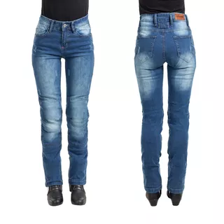 Damskie jeansowe spodnie motocyklowe W-TEC Panimali - OUTLET - Niebieski