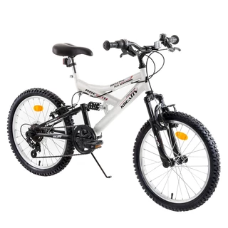 Detský bicykel DHS Rocket 2041 20" - model 2013 - bielo-čierna