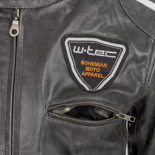 Męska skórzana kurtka motocyklowa W-TEC Buffalo Cracker - 6XL