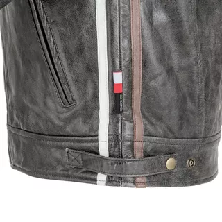 Męska skórzana kurtka motocyklowa W-TEC Buffalo Cracker - 6XL