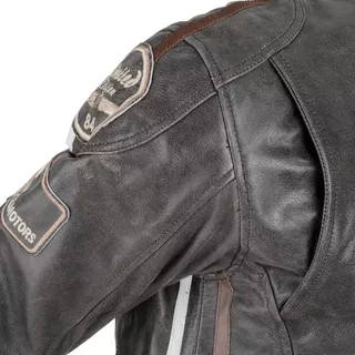 Męska skórzana kurtka motocyklowa W-TEC Buffalo Cracker - 6XL