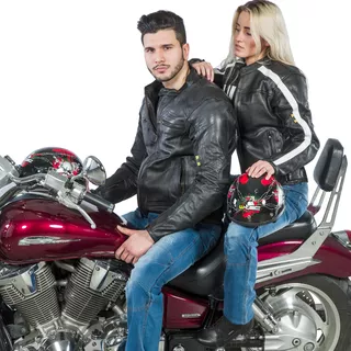 Women’s Leather Moto Jacket W-TEC NF-1173