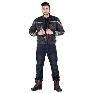 Pánské moto jeansy W-TEC Pawted s nepromokavou membránou