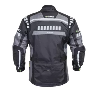 Men’s Moto Jacket W-TEC Burdys GS-1613 - Black-Grey-Green