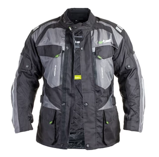 Men’s Moto Jacket W-TEC Burdys GS-1613 - Black-Grey