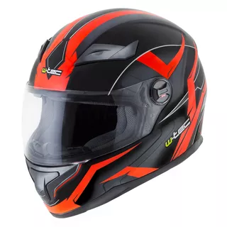 Kask motocyklowy z blendą W-TEC FS-811BO Fire Orange - Czarny/pomarańczowy