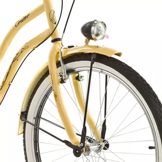 Dámsky mestský bicykel DHS Cruiser 2602 - model 2014 - biela