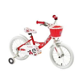 Detský bicykel DHS Miss Sixteen 1604 16" - model 2015 - červená - červená