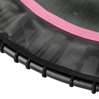 Spring-Free Jumping Fitness Trampoline with Handlebar inSPORTline Cordy 114 cm - Pink
