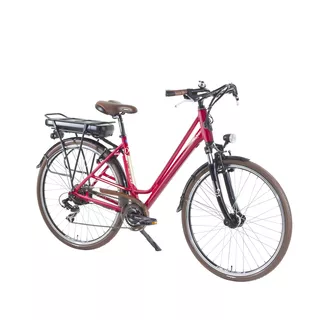 City E-Bike Devron 28122 - Brown - Red-Yellow