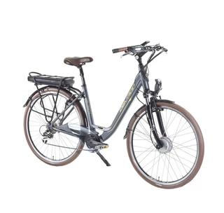 Miejski rower elektryczny Devron 28126 - Srebrny - Srebrny