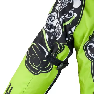 Moto Jacket W-TEC Daemon - Green with Graphics