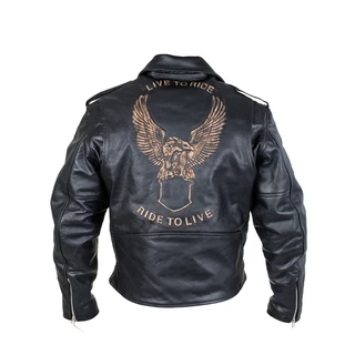 Kožená moto bunda Sodager Live To Ride Jacket - XXL