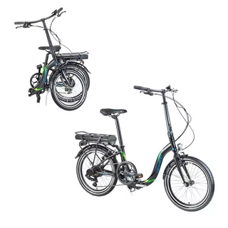 Folding E-Bike Devron 20122 20" - 2017 - Black - Black