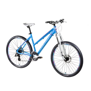 Rower górski dla kobiet Devron Pike LS2.6 26" - model 2015 - Szara pomadka - Niebieska laguna