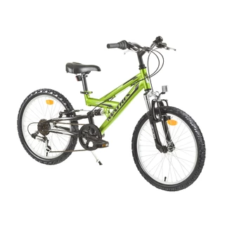 Gyerek összteleszkópos kerékpár Matrix Flash 20" - kék-fekete - zöld-fekete
