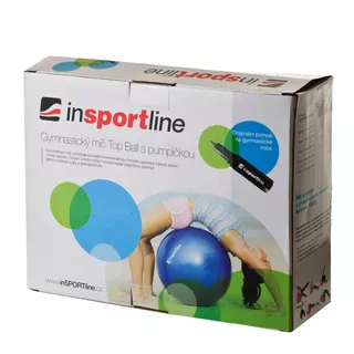 Gymnastický míč inSPORTline Top Ball 65 cm - 2.jakost - fialová