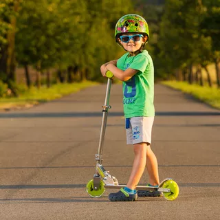 Koloběžka WORKER Racer Urban Boy se svítícími kolečky - 2.jakost