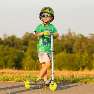 Összecsukható roller WORKER Racer Urban Boy világító kerekekkel-II.oszt