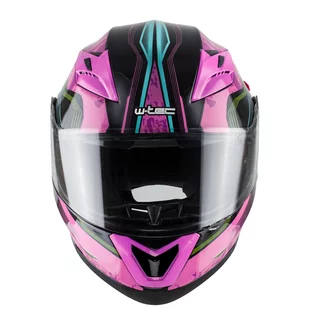 Flip-Up Motorcycle Helmet W-TEC Pezzon Magenta